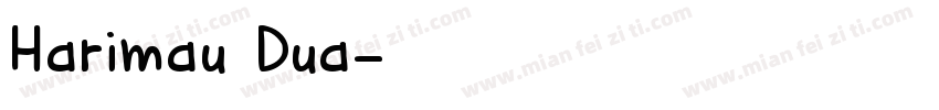 Harimau Dua字体转换